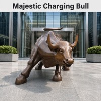 Escultura de Bronce de Wall Street para Áreas Públicas como Parques al Aire Libre, Distritos Financieros y Calles Comerciales - Fundición 3D de Moda