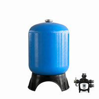 Réservoir FRP de Purification d'Eau en Gros 6096 Résistant à la Pression Filtration Verticale pour Piscine 250L-10000L Traitement de l'Eau 750L/Heure