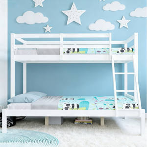 Lit superposé moderne nordique multifonctionnel haut et bas pour enfants, combinaison lit parent et enfant, style simple et moderne - Product Image 3