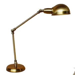 Modern Rechargeable Brass Lamp shade Study Table Lamp from China Supplier