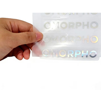 Autocollant en TPU réfléchissant durable arc-en-ciel, logo holographique découpé sur mesure, accessoires de sécurité pour voitures et vélos