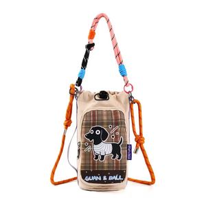 Water Bottle Carrier <b>Bag</b> Pouch <b>Holder</b> with Adjustable Shoulder Hand Strap - Product Image 6