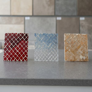 Juego de 3 Posavasos de Vidrio Mosaico Clásico, Decoración de Mesa Multifuncional y Ecológica - Product Image 2