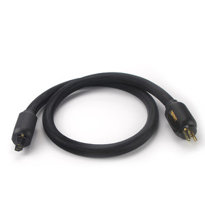 Câbles d'alimentation audio QINCROWNHi-End <span class=keywords><strong>Karma</strong></span> KPC-GR-1B Grand Reference 2M, version US/EU, cordon audio isolé en PVC - Product Image 1