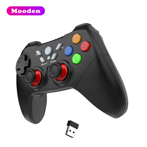P6 2.4G pengendali nirkabel ABS Joystick gamad getaran Motor Gaming kompatibel dengan PC P4 p3 ponsel - Product Image 3