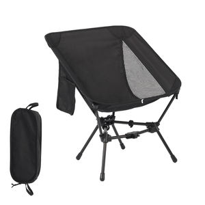 Silla de Camping Plegable Ultraligera de Tubo de Hierro para Exteriores, de Apertura Rápida, Silla Luna para Pesca, Precio Mayorista Económico - Product Image 1