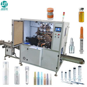 Machine d'impression sérigraphique numérique automatique avec robot, bras incliné oblique et <span class=keywords><strong>carrousel</strong></span> d'alimentation - Product Image 1