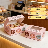Fournisseurs de Boîtes à Donuts Personnalisées Vente en Gros de Mini Boîtes à Pâtisseries à Cupcakes Emballées en Papier avec Logo Imprimé Personnalisé