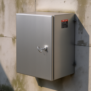 Scatola Elettrica in Acciaio Inox 304 IP66 con Cerniere Bloccabili per Montaggio a Parete Esterno - Product Image 2