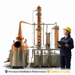 Équipement de distillerie personnalisé pour Gin, Vodka, <span class=keywords><strong>Rhum</strong></span> et Whisky Système de distillation en cuivre - Product Image 2
