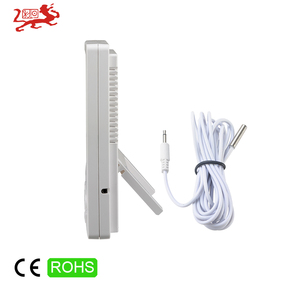 Hete Verkoop KT-907 Digitale Indoor Outdoor Thermometer <span class=keywords><strong>Hygrometer</strong></span>-Groot Lcd-Scherm, Comfort Graad Glimlach Gezicht, ℃/Mars Cabriolet - Product Image 2