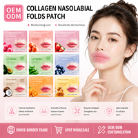 Masque Lèvres au Collagène Hydratant et Repulpant, Soin Réparateur Nuit pour les Lèvres