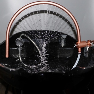 Lavabo para Peluquería con Accesorios, Altura Ajustable, Circulación de Agua, Terapia Capilar, Spa Capilar - Product Image 1