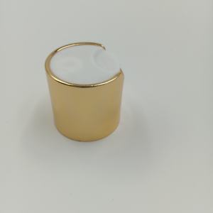 פקק בקבוק דיסק שחור-זהב 24/410, פקק בקבוק לחיץ 	 פקק עליון דיסק 28 410 לבקבוקי קוסמטיקה נוזלית - Product Image 2