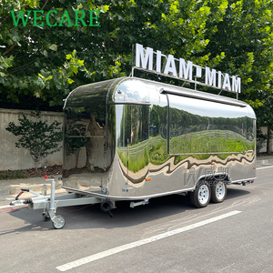 Wecare cà phê Thanh kem xe <span class=keywords><strong>t</strong></span>ải thực phẩm di động Trailer đầy đủ trang bị towable BBQ Burger Crepe bánh pizza thực phẩm xe <span class=keywords><strong>t</strong></span>ải - Product Image 4