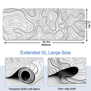 Alfombrillas de Escritorio Rectangulares de Goma Personalizadas y Alfombrillas de Ratón Impermeables para Juegos con Embalaje en Caja, Disponibles en Stock - Product Image 4