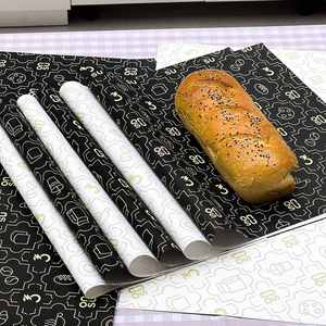 French Bread Sandwich Hamburger Packaging Food-grade Greaseproof Disposable Eco-Friendly Recyclable Baking <b>Paper</b> - Product Image 3