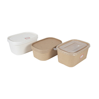 Plateau bateau en papier kraft jetable personnalisé à emporter Conteneur de fast-food pour sushi Emballage de repas pour restaurants