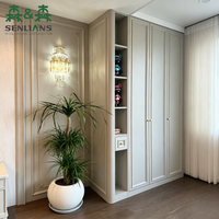 Armoire sur mesure de luxe, style provincial français, autoportante, gain de place, écologique, grande capacité, pour hôtel et appartement