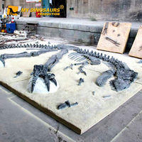 MY DINO DS-157 Panneau Fossile de T-Rex pour Décoration Murale Thème Parc à Thème Dinosaures