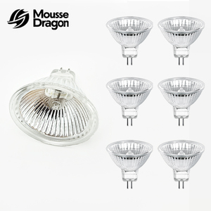 Lámpara de iluminación halógena de ahorro de energía <span class=keywords><strong>MR16</strong></span> Bombilla de vidrio Proyector OEM ODM 12V 2700K Vela regulable blanca cálida suave - Product Image 1