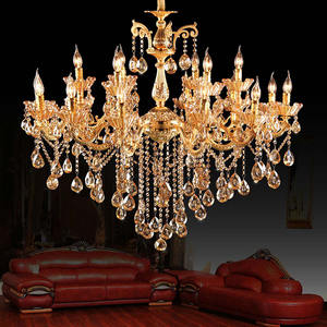 Lustre moderne en cristal de luxe, lampe suspendue contemporaine pour salon, <span class=keywords><strong>salle</strong></span> à <span class=keywords><strong>manger</strong></span>, chambre principale, décoration - Product Image 3