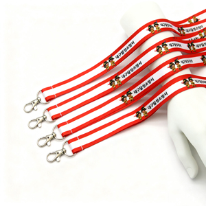 ホット販売カードホルダー学生用ポリエステル昇華ネックストラップ付きフック卸売 - Product Image 3