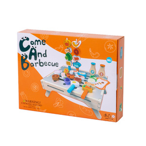 Cuisine multifonctionnelle en bois pour faire semblant de jouer au barbecue Jouet de jeu de rôle éducatif pour parents et enfants - Product Image 6