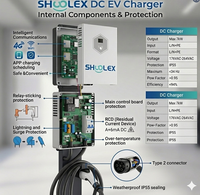 Nuevo Cargador Inteligente para Vehículos Eléctricos de 7KW CC, Estándar OCPP 1.6/2.0, Estación de Carga Rápida de Pared, Certificación CE, 96% de Eficiencia