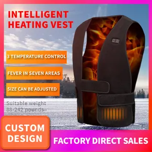 Men Winter Warm Usb Smart Electric Battery Rechargeable Thermal Outdoor Hiking Heated Vest