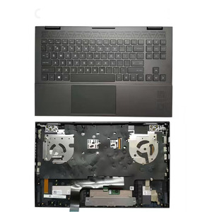 Carcasa Superior con Reposamanos y Teclado Retroiluminado con Distribución US/<span class=keywords><strong>RU</strong></span>/FR/SP/LA/IT/HB para HP Omen 15-EN EK TPN-Q238 Q236 Q208 Negro - Product Image 1