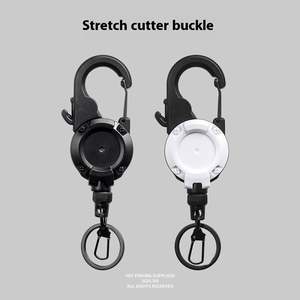 Llavero con Clip Retráctil y Resistente, Mosquetón Antipérdida para Camping, Pesca, Senderismo, Excursionismo y Caza - Product Image 4