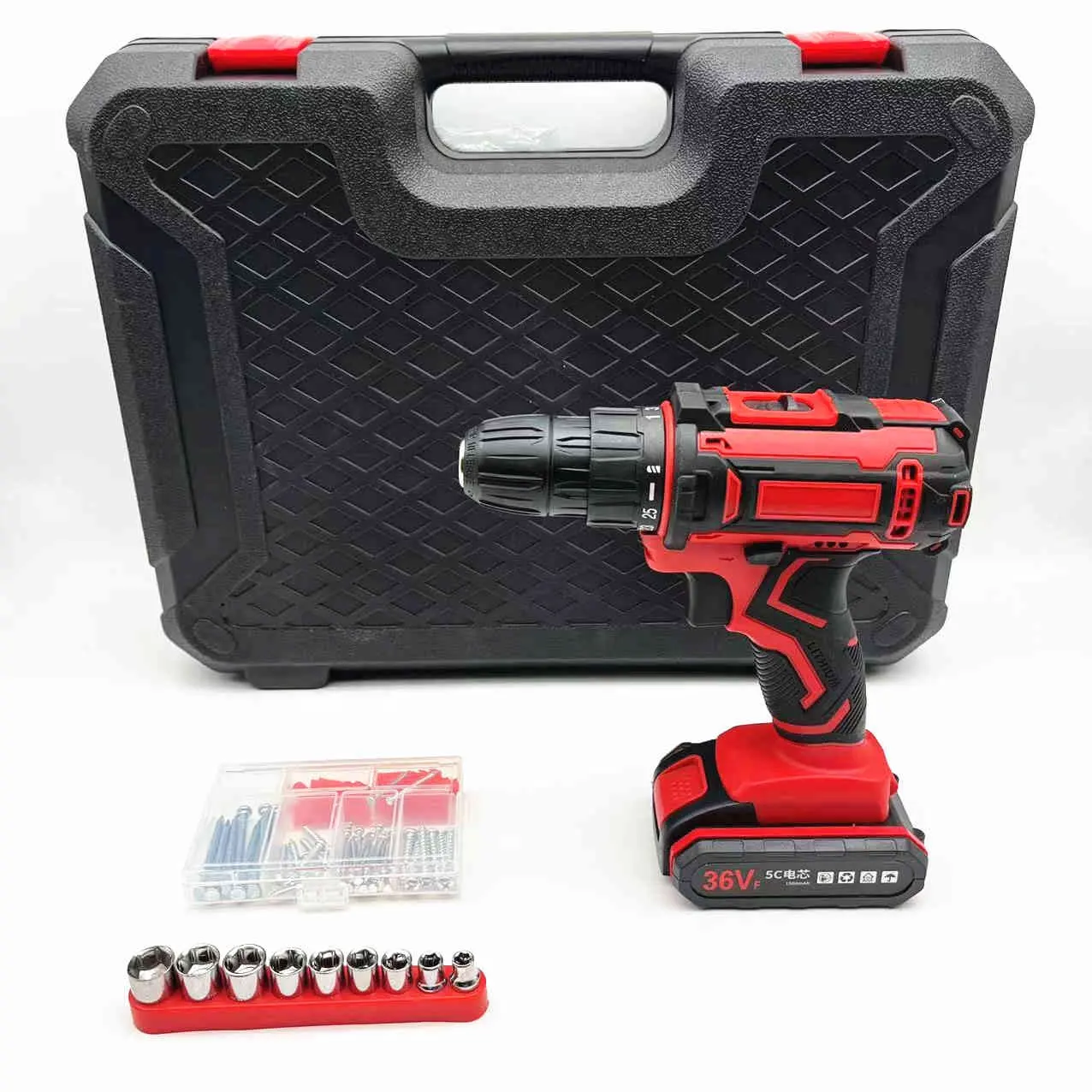 Professional Design Portable Household Repairing 21v Electric Drill Hand Hardware Tool Set Tool Kit Electric Toolbox Tool Set
