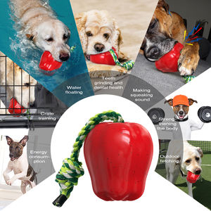 Venta caliente Nuevo diseño squeezy Apple Dog Toy Chewy Pet Toy - Product Image 4