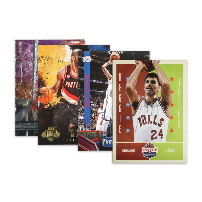 カスタムプリントバスケットボールフットボールテニススターカードゲームボードスポーツゲームカード