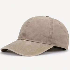 Gorras de Béisbol al por Mayor en Stock, de Color Sólido, Sin Estructura, 100% Algodón, Estilo Dad Hat, de 6 Paneles, Lavadas y Desgastadas, con Logotipo Personalizado - Product Image 3