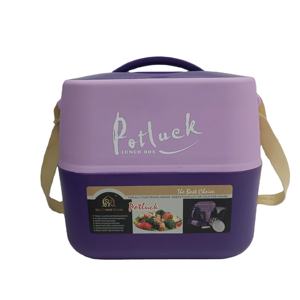 Logo personalizzato sacco da Picnic colorato contenitore per alimenti Potluck cibo caldo contenitori di stoccaggio con 2 tazze di vuoto - Product Image 1