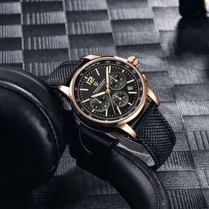Montres <span class=keywords><strong>Pagani</strong></span> Design YS008, nouvelles montres de luxe pour homme, style décontracté, quartz, résistantes à l'eau 100 m, verre saphir, acier inoxydable. - Product Image 4