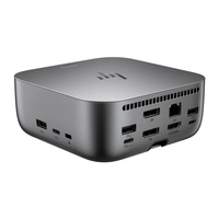 Nieuw voor HP Thunderbolt 4 180W Ultra G6 Dock voor desktop-pc, notebook - Oplaadmogelijkheid - 230 W