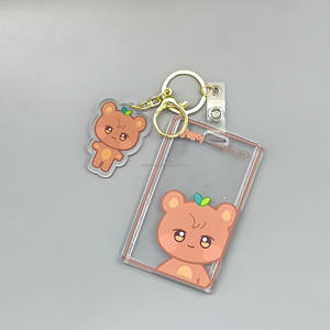 Vente <span class=keywords><strong>en</strong></span> gros personnalisé kpop sk bp bt ive <span class=keywords><strong>en</strong></span> ATEEZ acrylique porte-carte <span class=keywords><strong>photo</strong></span> porte-clés mignon dessin animé manchon de protection - Product Image 4