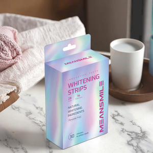 Einzeln verpackt in kleinen Taschen Premium-Gel, das das Zahnfleisch nicht verletzt, glättet und kühlt Erfahrung hellt Bleaching-Streifen auf - Product Image 3