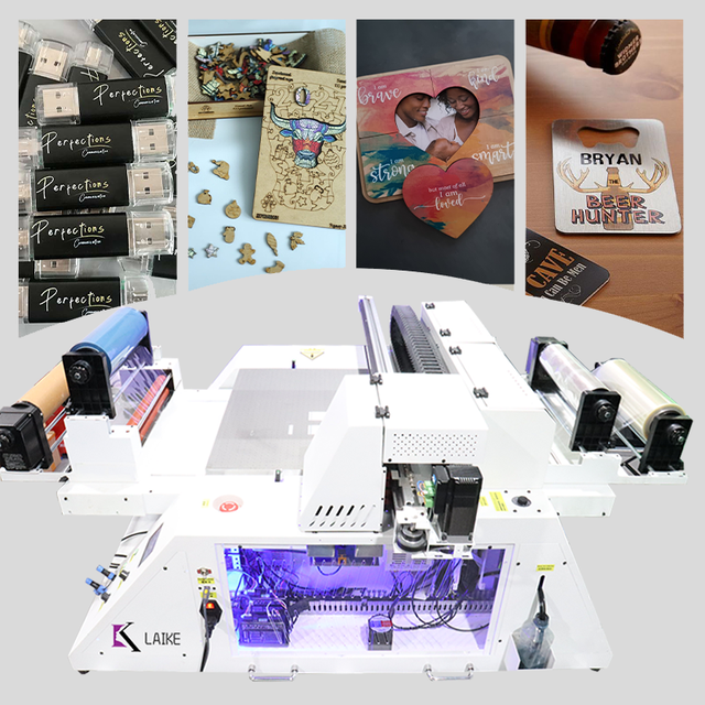 I3200 60cm 24inch UV DTF Printing Machine Dtf and Flatbed 2 in 1 AB Film Film Sticker Printer Roll to Roll UV DTF Printer 6090