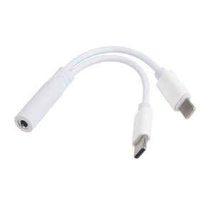 Đa tai nghe AUX âm thanh Dongle USB C và ánh sáng-ning để 3.5mm jack nữ Cáp Adapter - Product Image 1