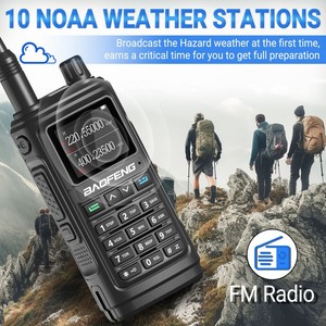 Walkie Talkie BaoFeng UV17PRO Radio daya tinggi, tranceiver portabel Radio dua arah pengisian tipe-c Band ganda jarak jauh - Product Image 4