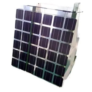 Painel solar transparente bifacial glas glas painel solar transparente para telhado de estufa bipv painel solar telhado plano