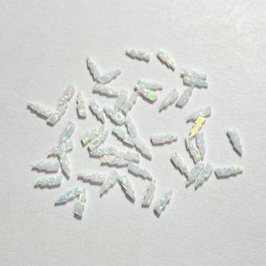 Factory Price Opal Tooth <strong>Gem</strong> Safe Lead Free Lightning Beads <strong>Machine</strong> <strong>Cut</strong> 4 Mohs Hardness for Sale Blue Opal Dental Tooth <strong>Gems</strong> for - Product Image 3