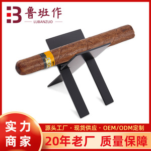 Stainless Steel Cigar Holder Mini Folding Portable Metal Rack For Cigar Accessories - Product Image 5