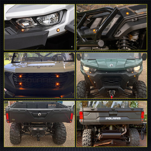 <span class=keywords><strong>ไฟ</strong></span> LED ทรงกลมสีเหลืองอำพัน 4 ดวง สีแดง 2 ดวง ชุดไฟเลี้ยว 12V สำหรับรถ UTV แบบเสียบใช้งานได้ทันที สำหรับ Teryx Moto Uforce 1000 - Product Image 3