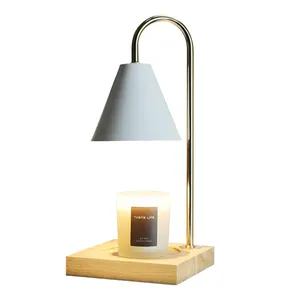Gloway Wholesale Home Decor Wood Base Electric Candle Warmer Lamp Melt Wax Candle Warmer for Scented Candles