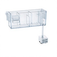 Filtre cascade externe multicouche en acrylique pour aquarium, boîte de filtration pour poissons guppy, betta, crevettes, filtration de l'eau